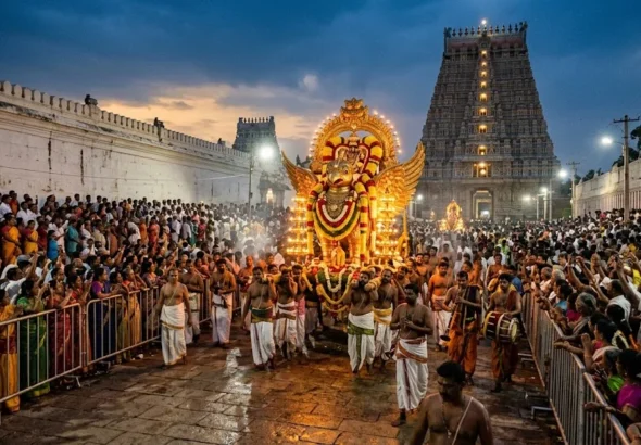 Srivari-Brahmotsavam-2026-Garuda-Seva-Procession-on-Mada-Streets